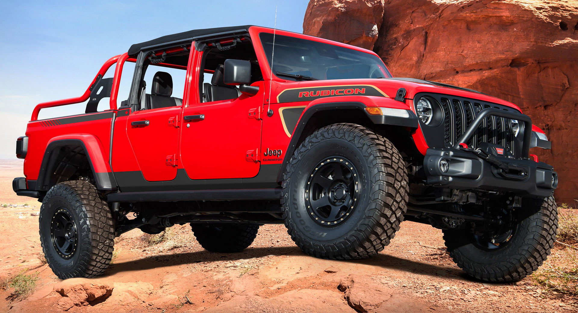 The Jeep Gladiator Is Now Available With Half-Doors | Carscoops