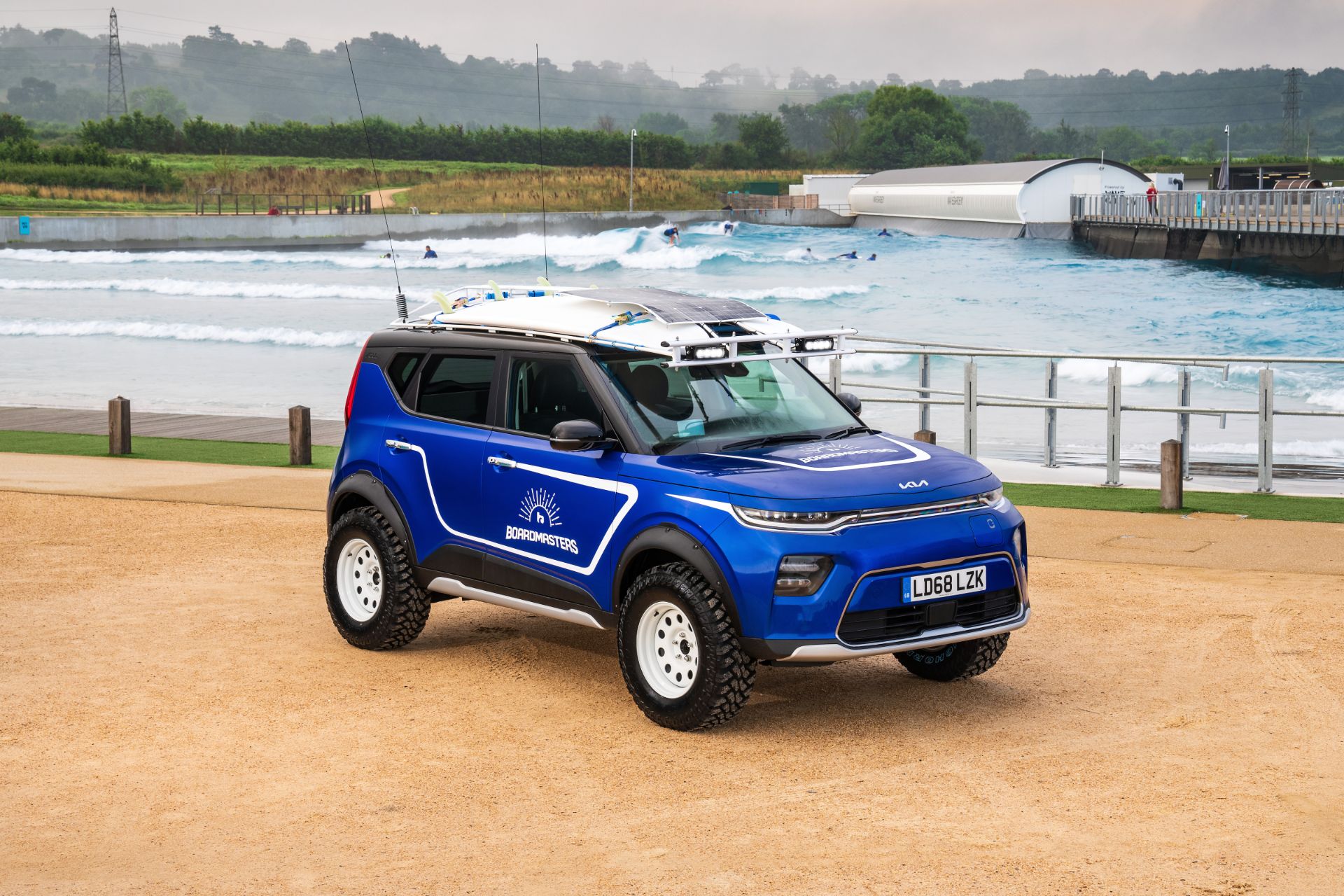 Lifted Kia Soul EV Boardmasters Edition Is The Perfect Vehicle For Surfers