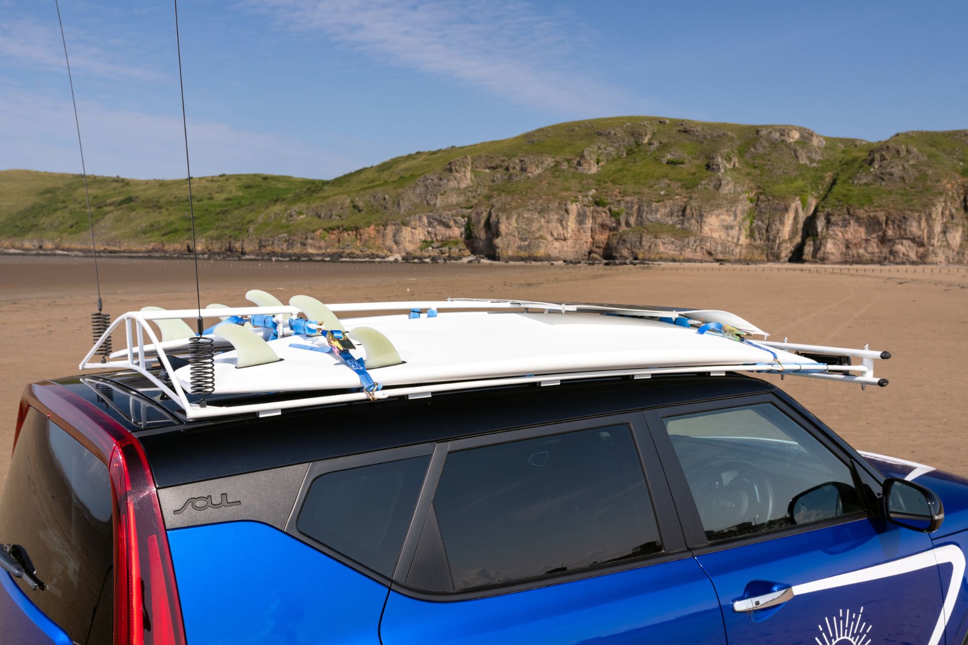 Lifted Kia Soul EV Boardmasters Edition Is The Perfect Vehicle For Surfers