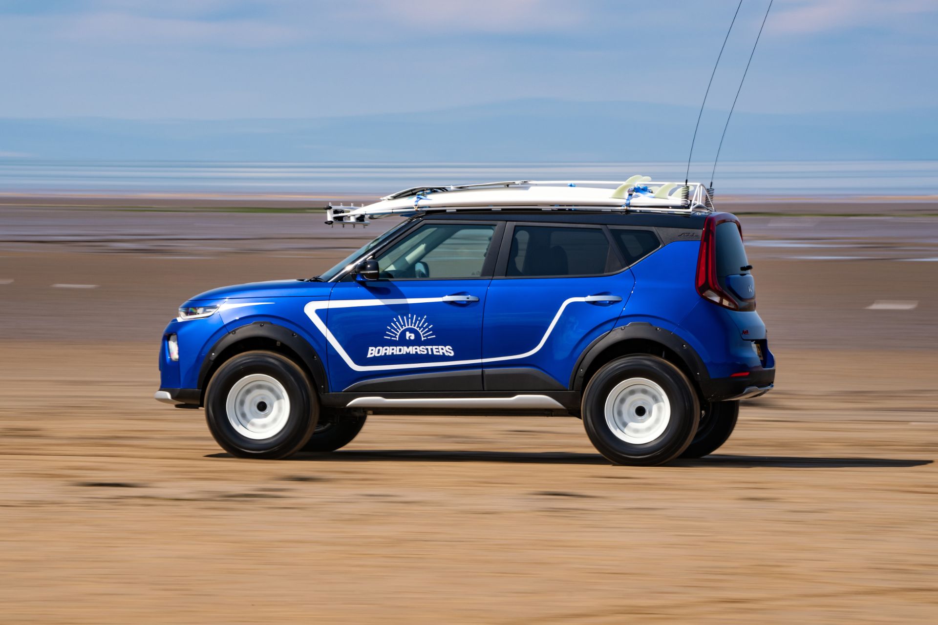 Lifted Kia Soul EV Boardmasters Edition Is The Perfect Vehicle For Surfers