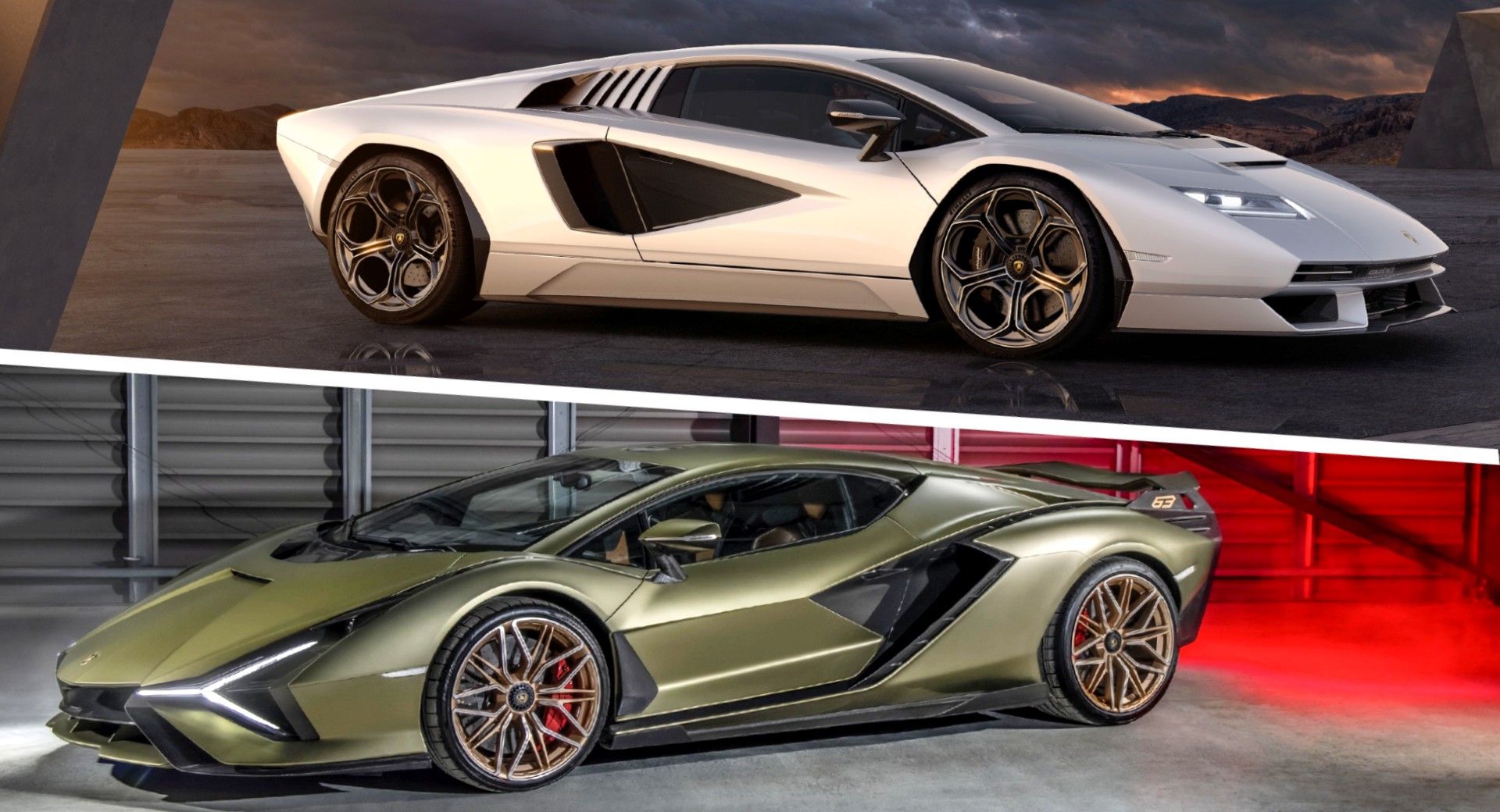 How Does The Lamborghini Countach LPI 800-4 Compare To The Sián FKP 37? |  Carscoops