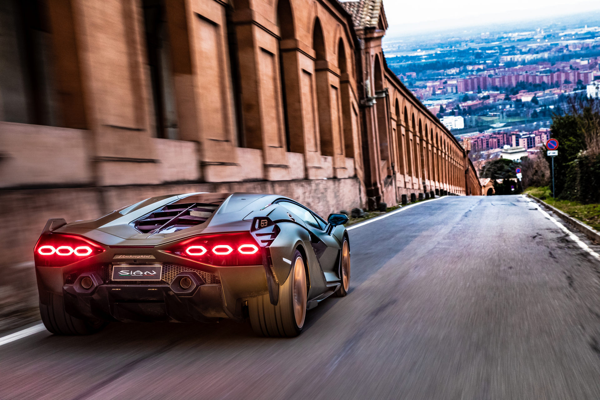 Lamborghini Sián FKP 37 Visits Bologna To Celebrate The Latest World Heritage Site