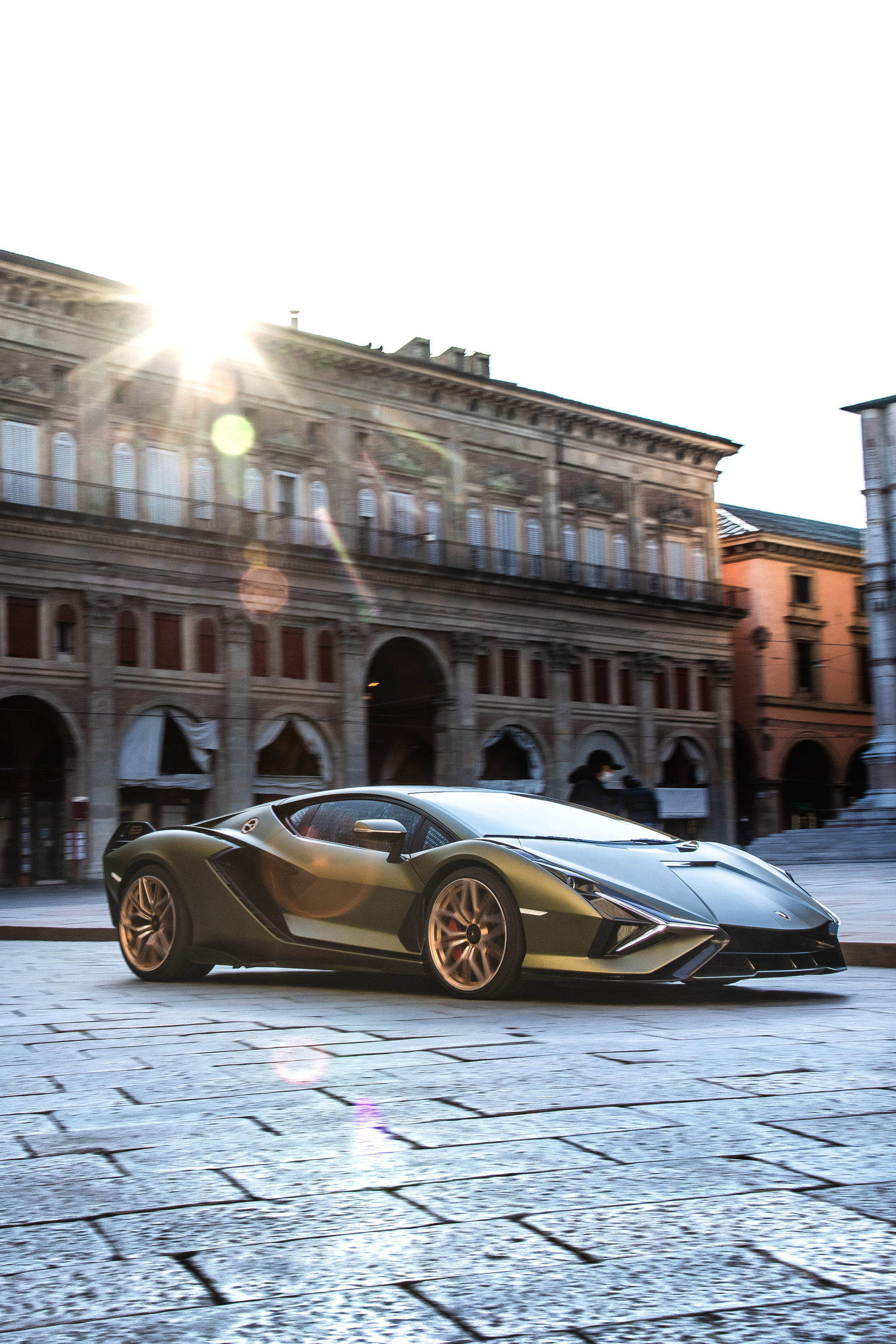 Lamborghini Sián FKP 37 Visits Bologna To Celebrate The Latest World Heritage Site