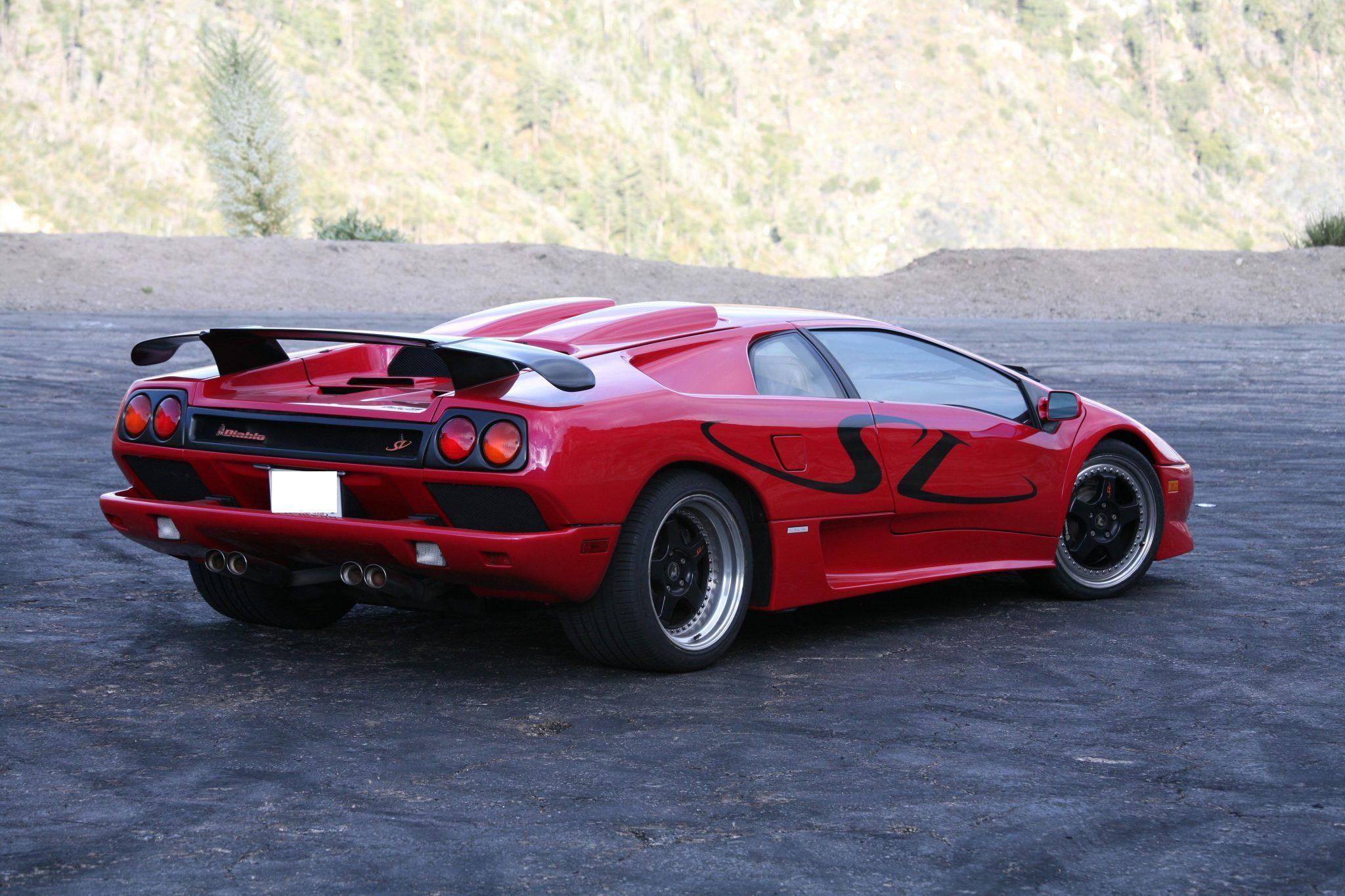 Red And Black 1998 Diablo SV Is As Brash As Lamborghinis Get