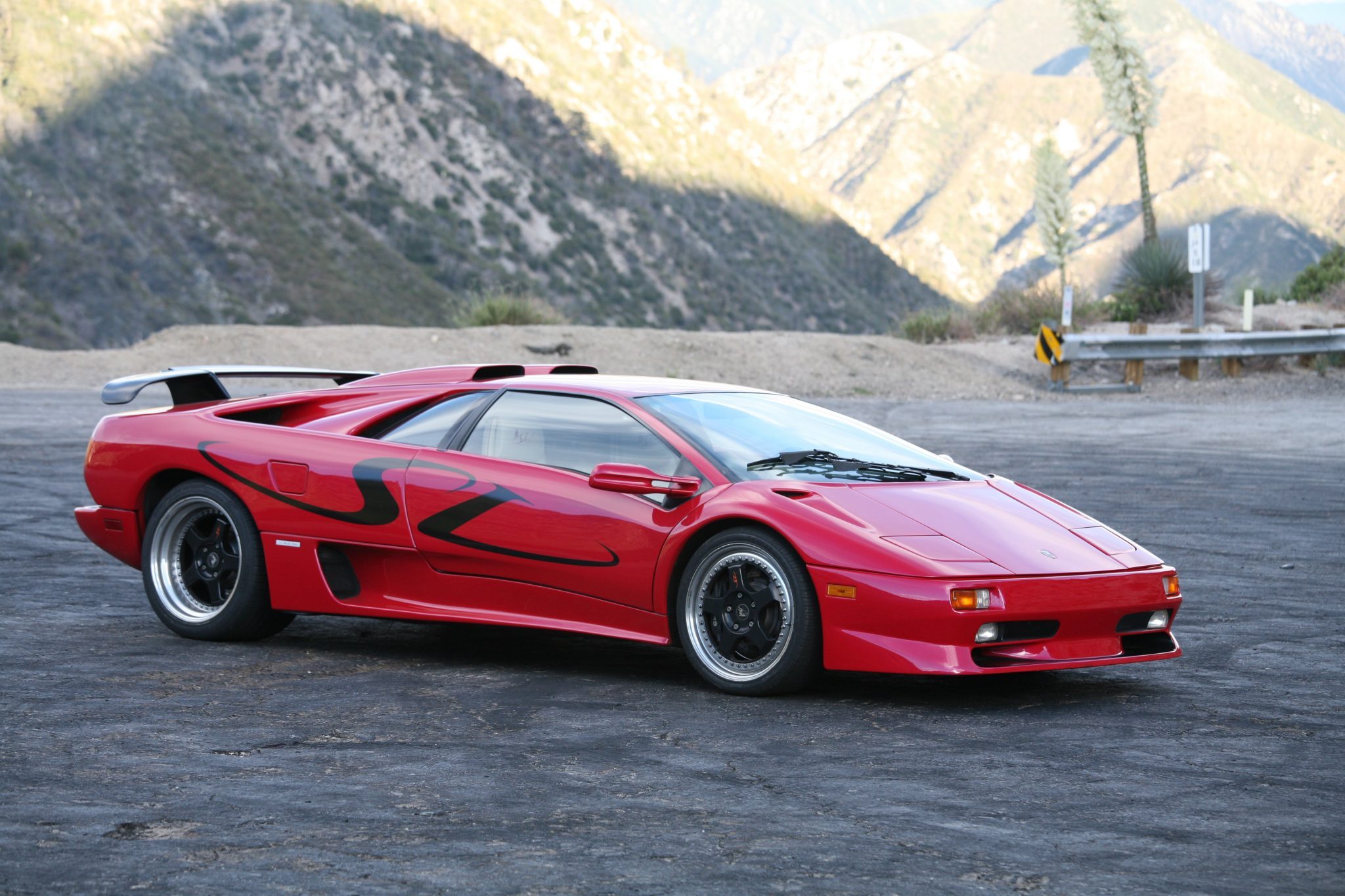 Red And Black 1998 Diablo SV Is As Brash As Lamborghinis Get