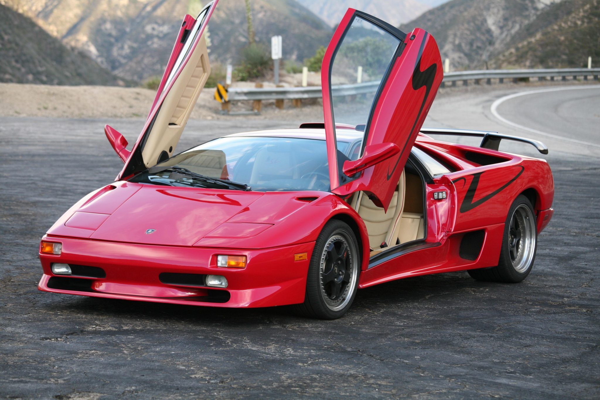Red And Black 1998 Diablo SV Is As Brash As Lamborghinis Get