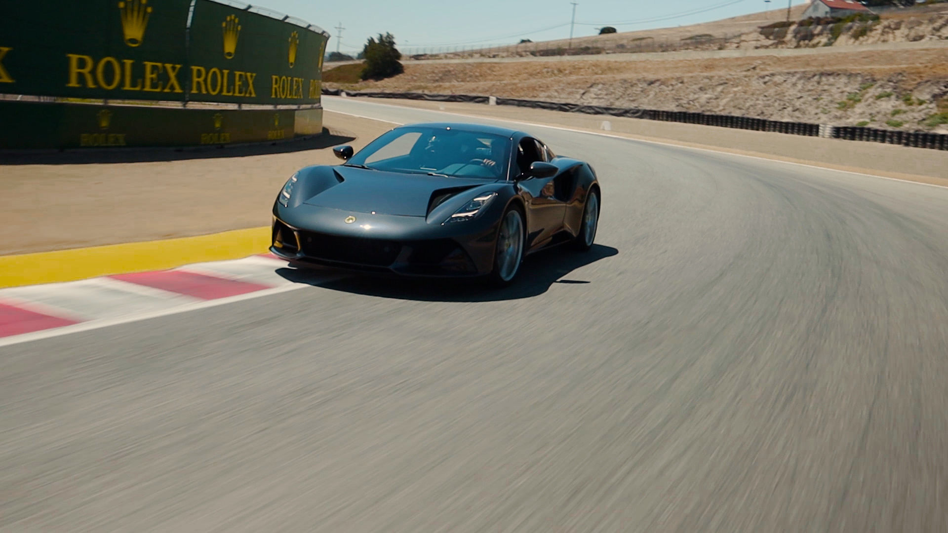 Jenson Button Takes The New Lotus Emira For A Lap Around Laguna Seca