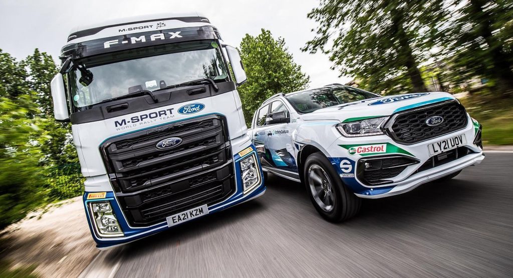  M-Sport Ford WRC Team Gives F-MAX Truck And Ranger Pickup The Rally Look