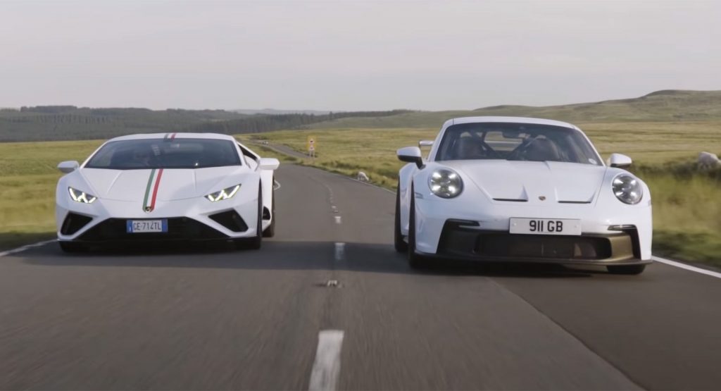 Lamborghini Huracan And Porsche 911 GT3 Celebrate The Naturally Aspirated Combustion Engine