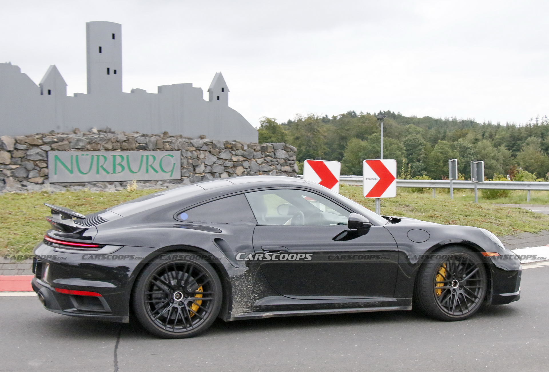 Porsche Is Testing What Appears To Be A 911 Turbo Hybrid At The ‘Ring