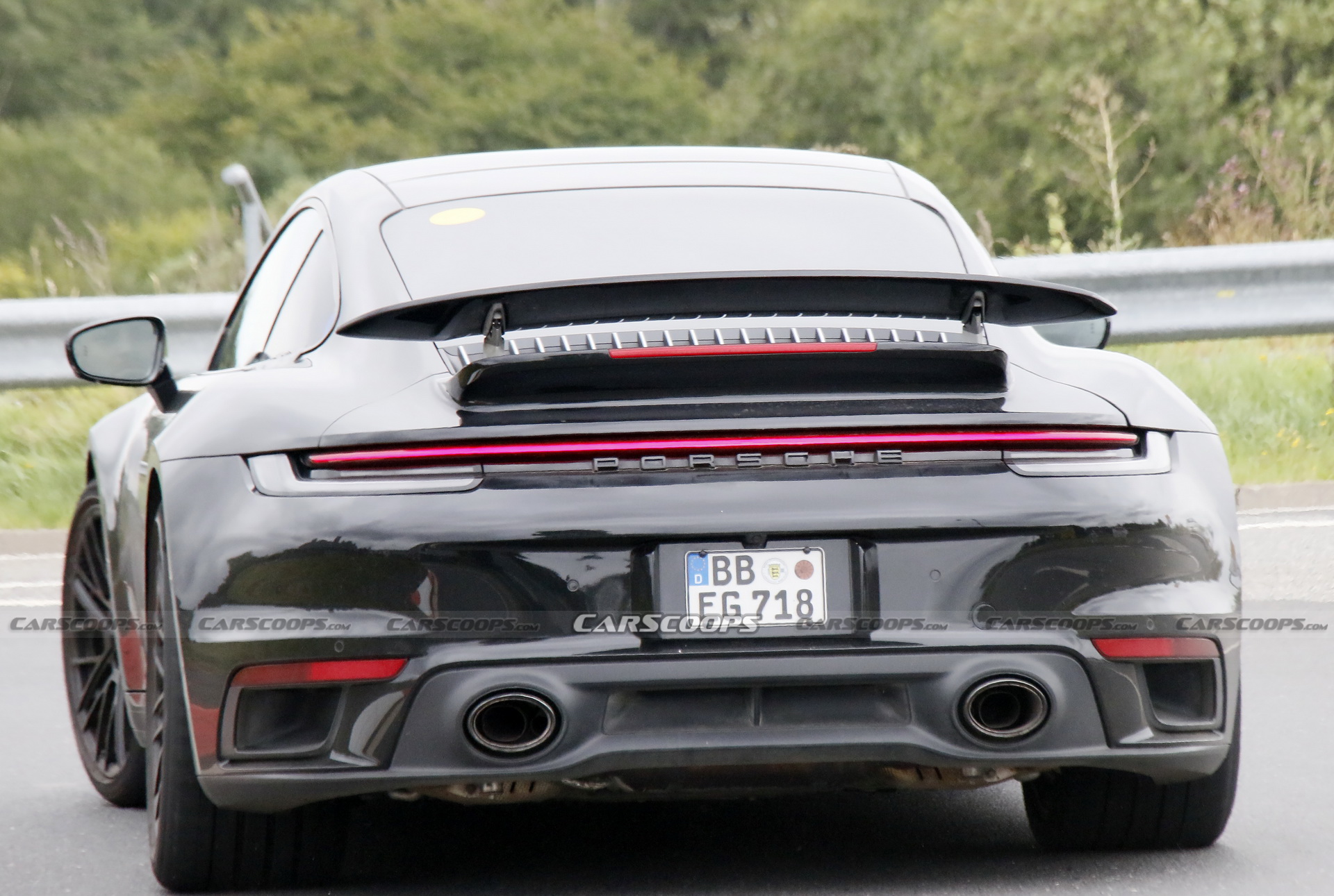 Porsche Is Testing What Appears To Be A 911 Turbo Hybrid At The ‘Ring