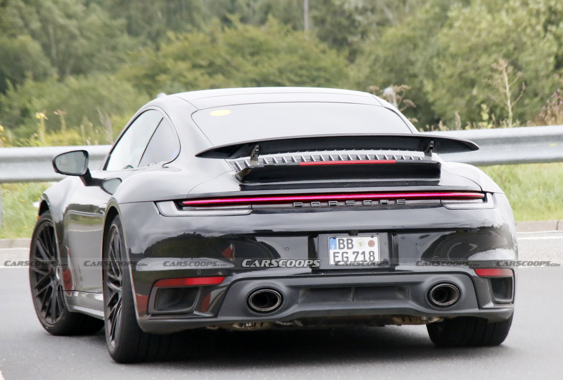 Porsche Is Testing What Appears To Be A 911 Turbo Hybrid At The ‘Ring