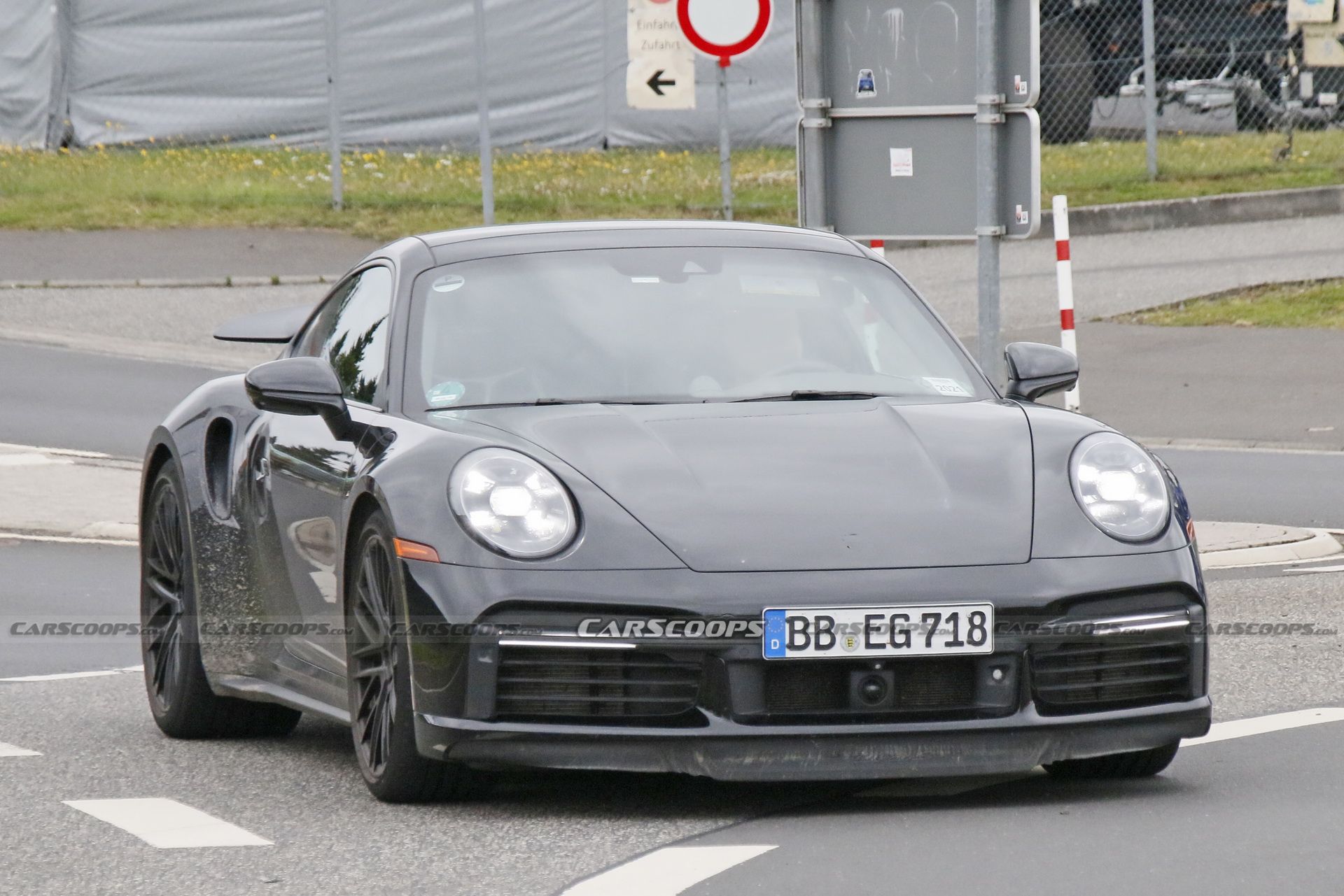 Porsche Is Testing What Appears To Be A 911 Turbo Hybrid At The ‘Ring