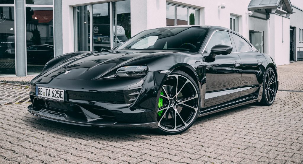  TechArt Gives Porsche Taycan A Subtle Carbon-Fiber Aero Kit