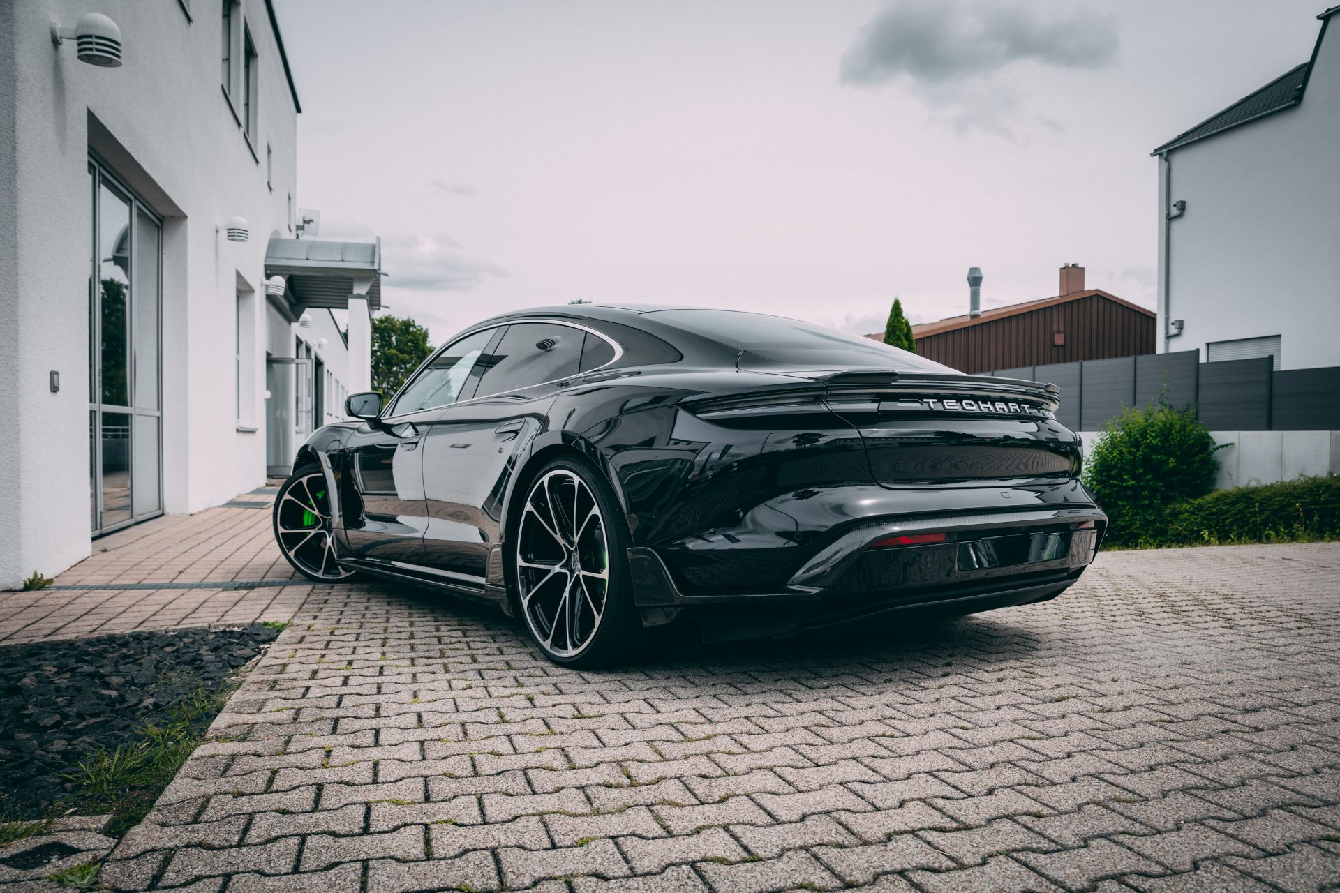 TechArt Gives Porsche Taycan A Subtle Carbon-Fiber Aero Kit