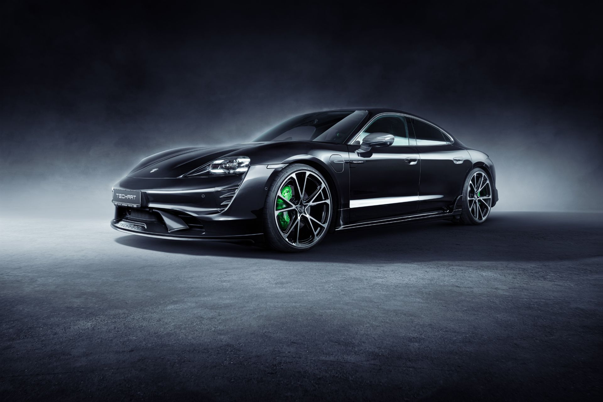 TechArt Gives Porsche Taycan A Subtle Carbon-Fiber Aero Kit