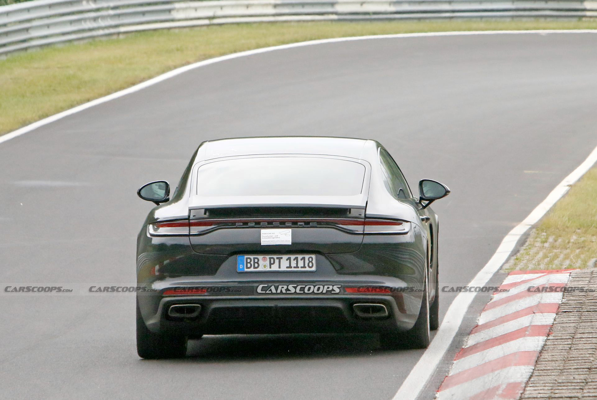 Porsche Panamera Mule Hints At A Turbo GT Performance Flagship