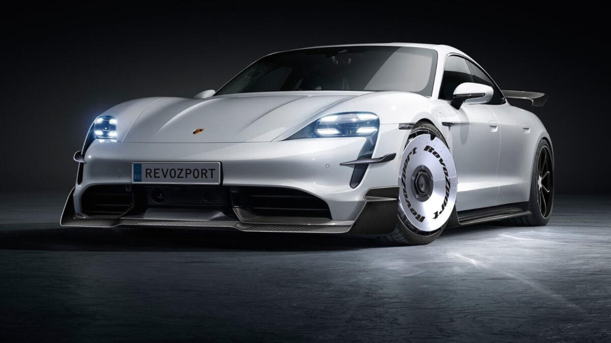 RevoZport’s Porsche Taycan Aerokit Is Fitting Of An RS Badge