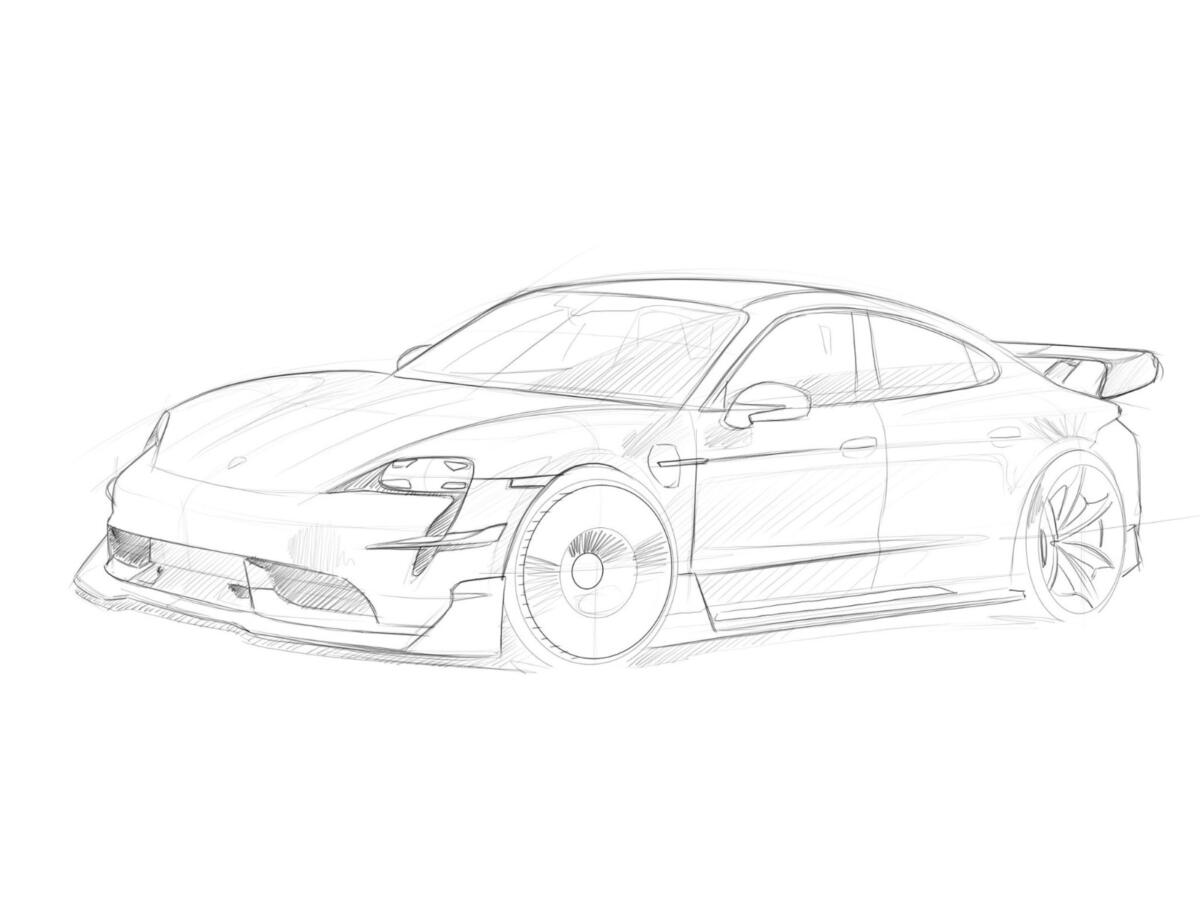 RevoZport’s Porsche Taycan Aerokit Is Fitting Of An RS Badge