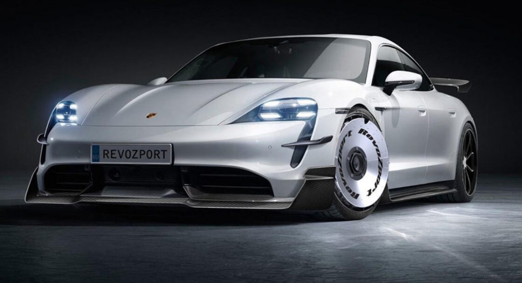  RevoZport’s Porsche Taycan Aerokit Is Fitting Of An RS Badge