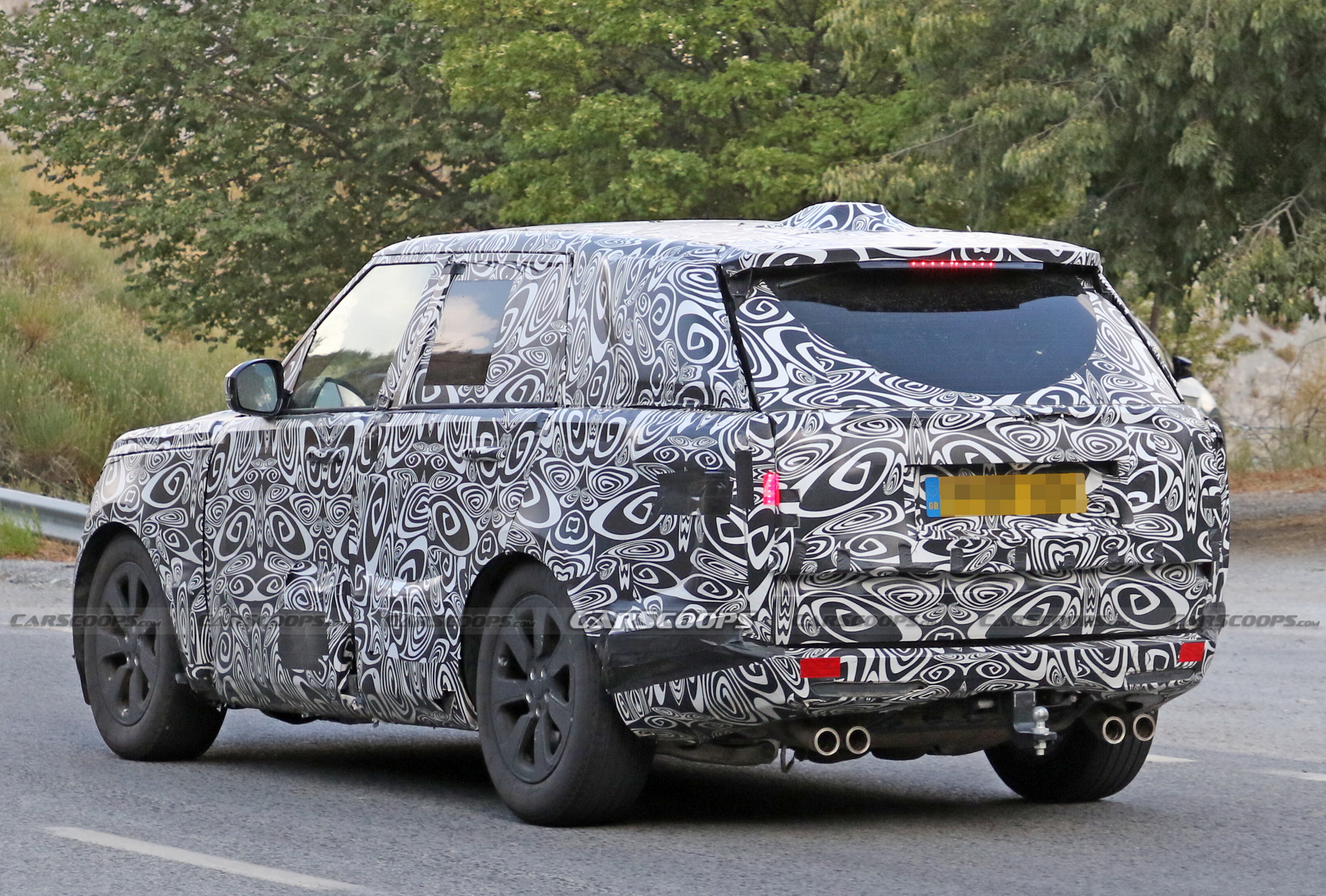 2023 Range Rover Spotted In Hot SVR Guise Under Heavy Camouflage