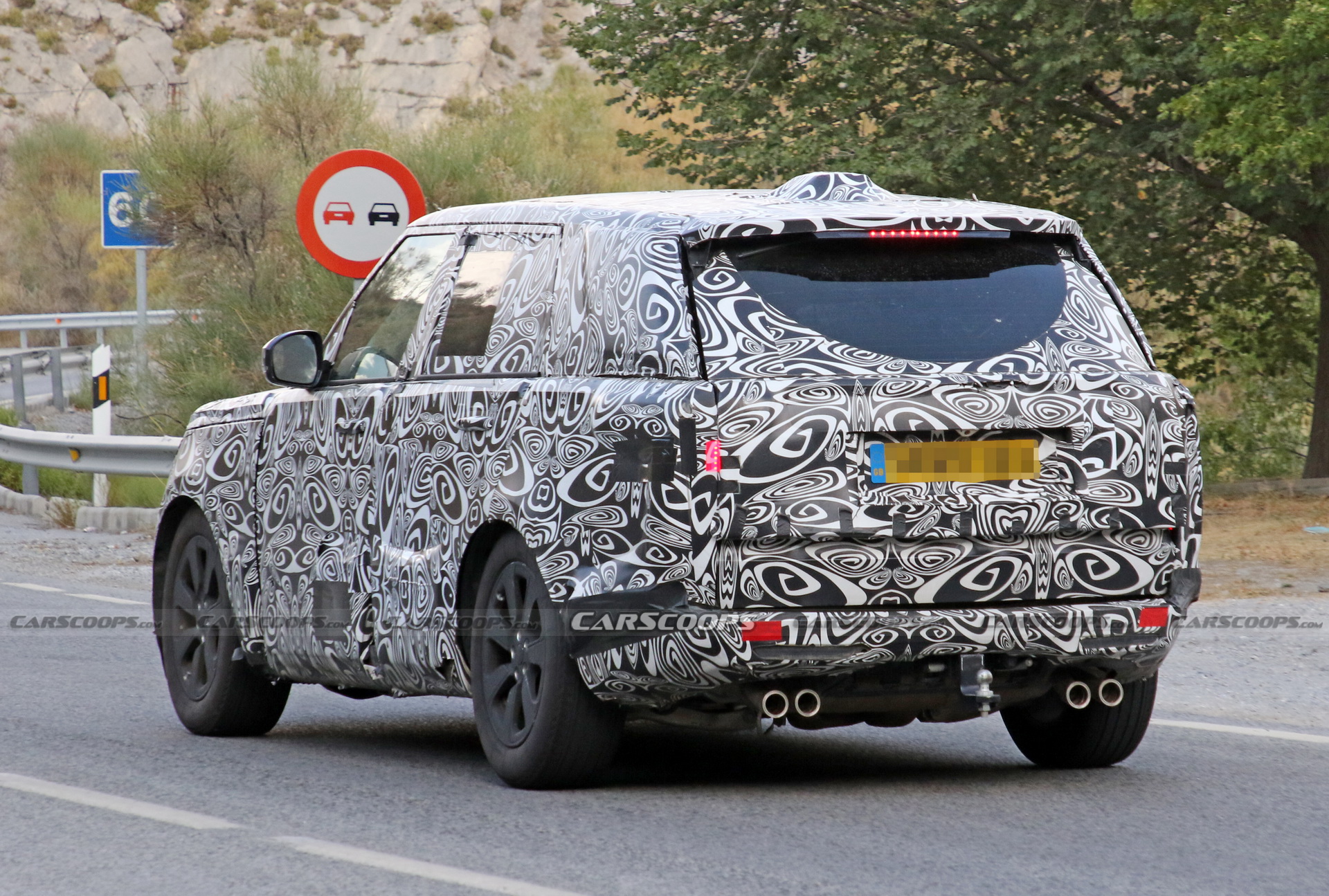 2023 Range Rover Spotted In Hot SVR Guise Under Heavy Camouflage