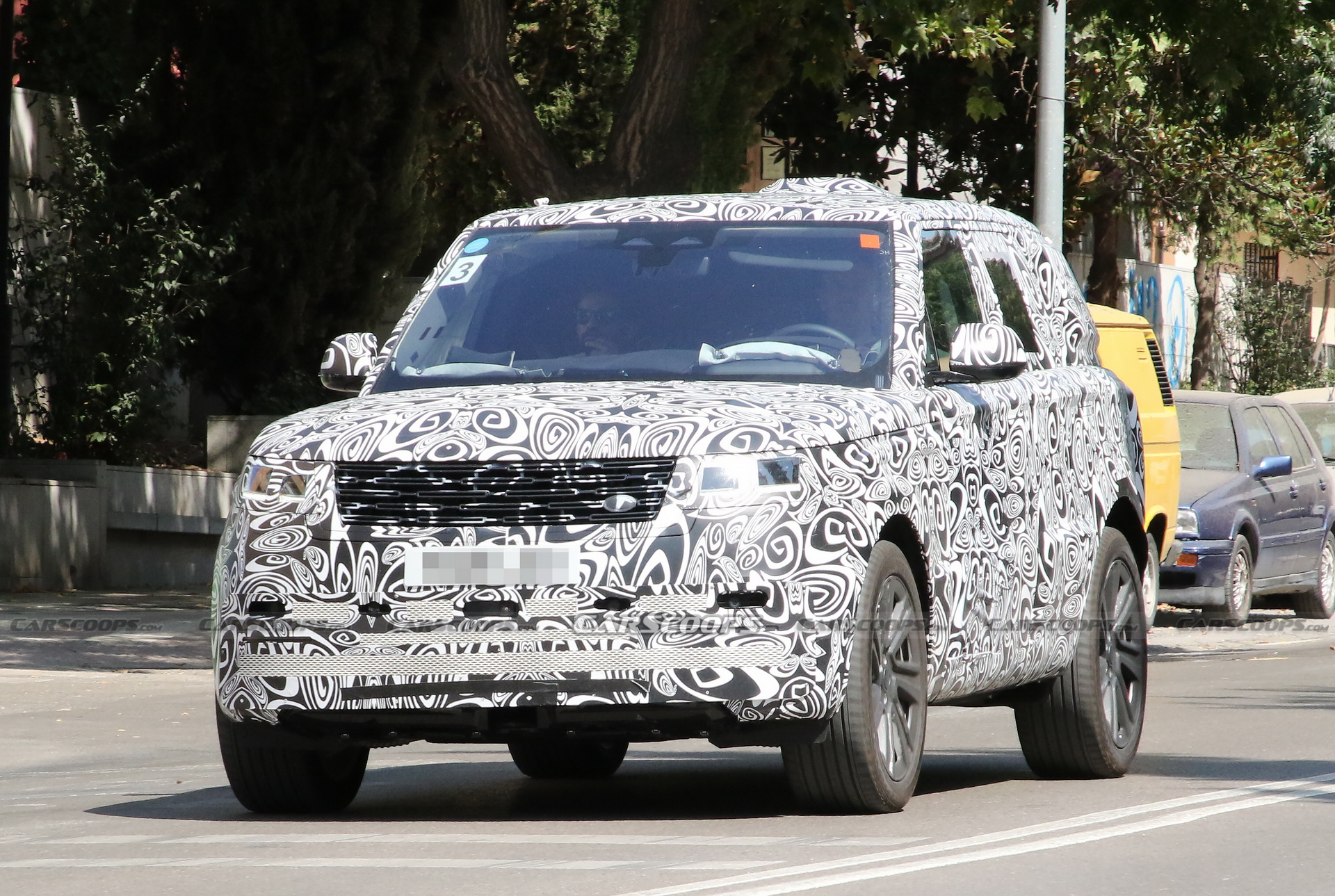 2023 Range Rover Spotted In Hot SVR Guise Under Heavy Camouflage