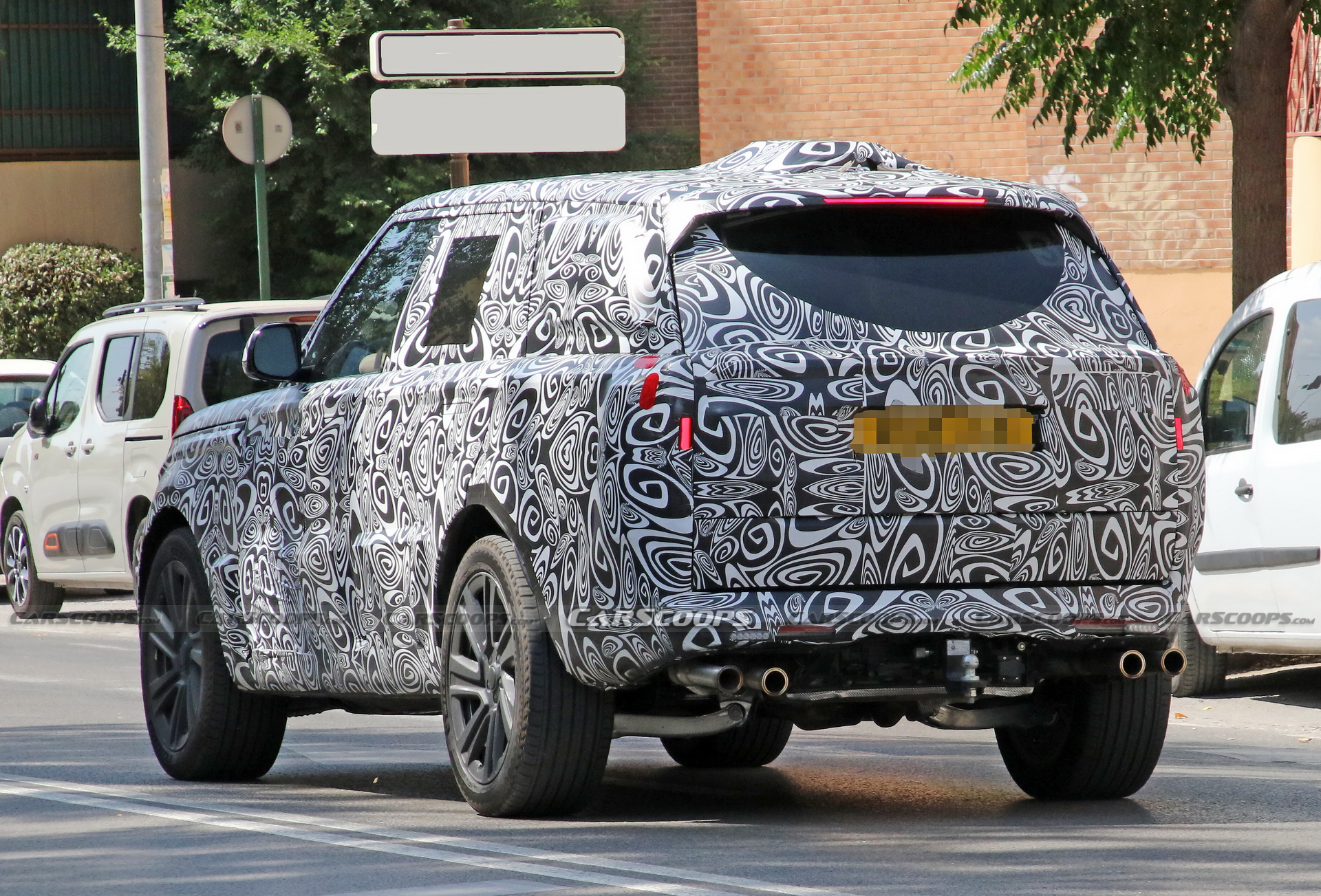 2023 Range Rover Spotted In Hot SVR Guise Under Heavy Camouflage