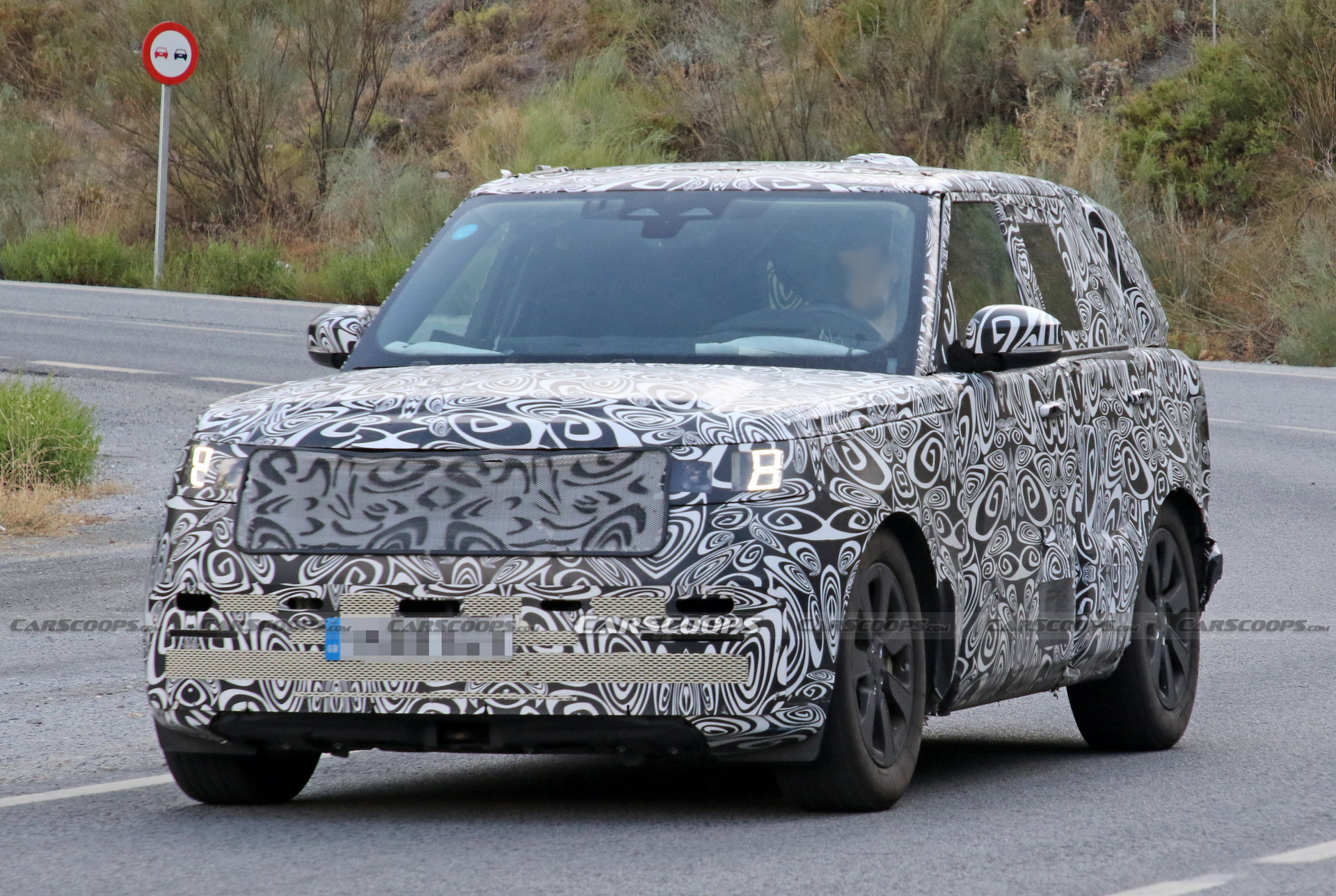 2023 Range Rover Spotted In Hot SVR Guise Under Heavy Camouflage