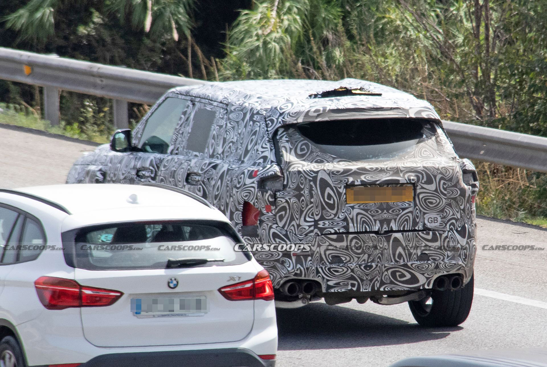 Range Rover Sport SVR Spied With Huge Brakes And Quad Exhaust Pipes