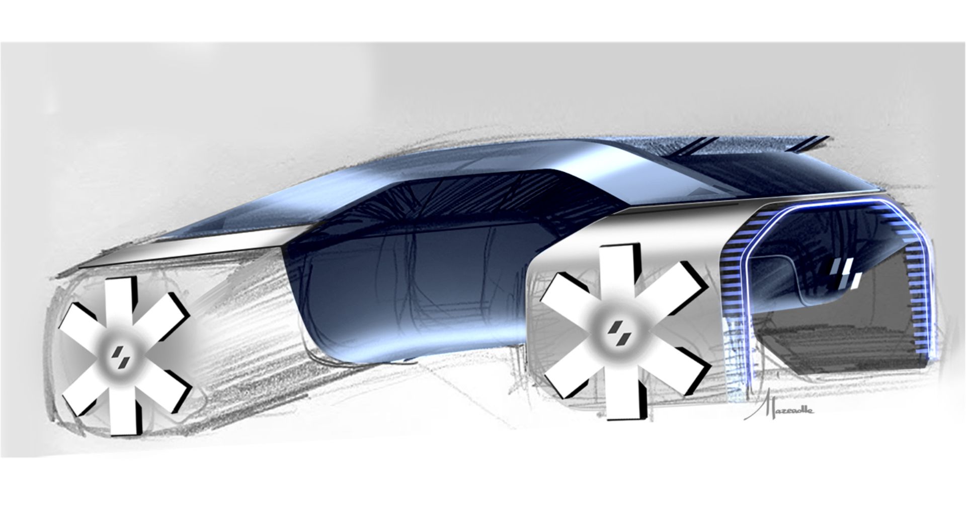 Future Renault Clio EV Envisioned By Design Students