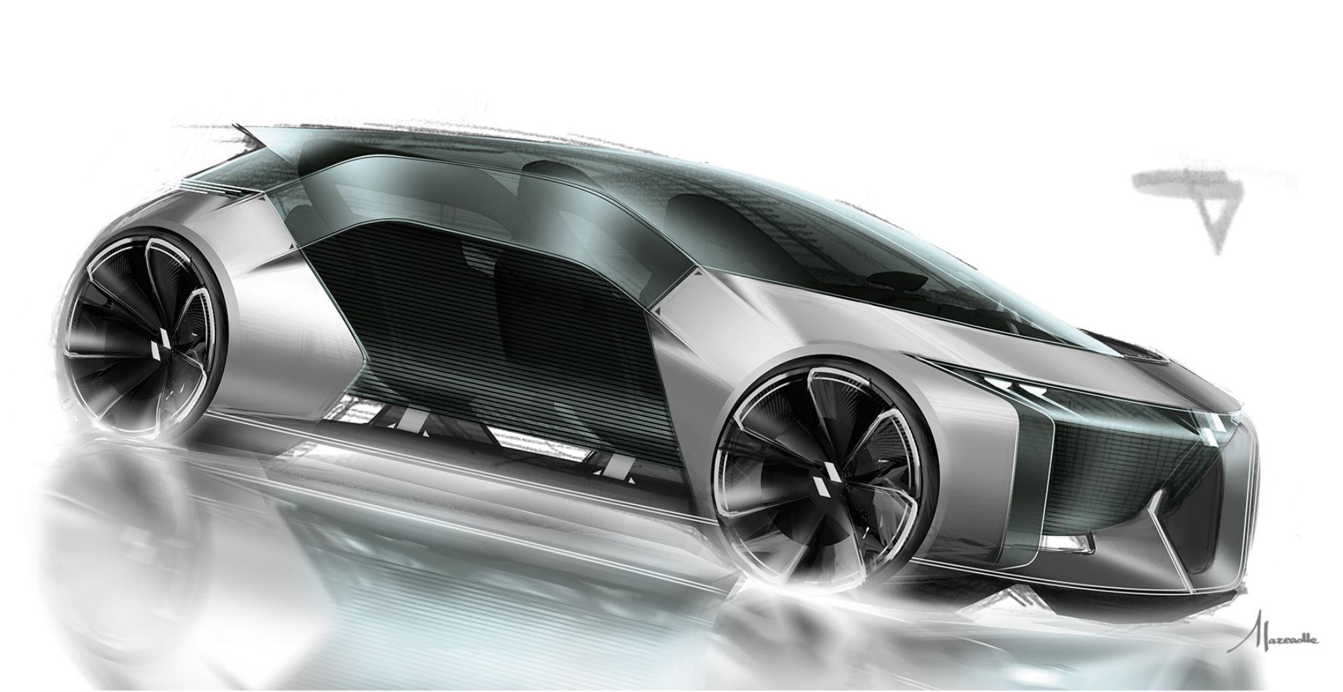 Future Renault Clio EV Envisioned By Design Students