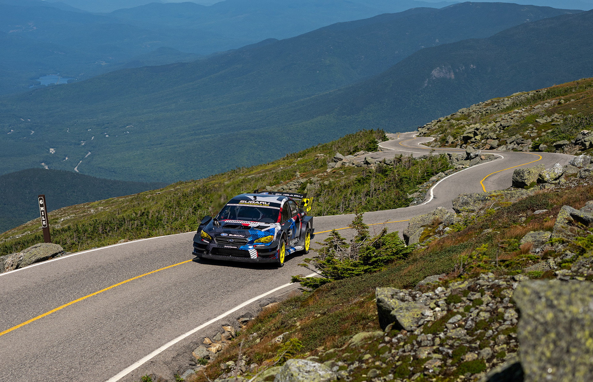 Subaru Sets New Mt. Washington Hillclimb Record With Travis Pastrana At The Wheel