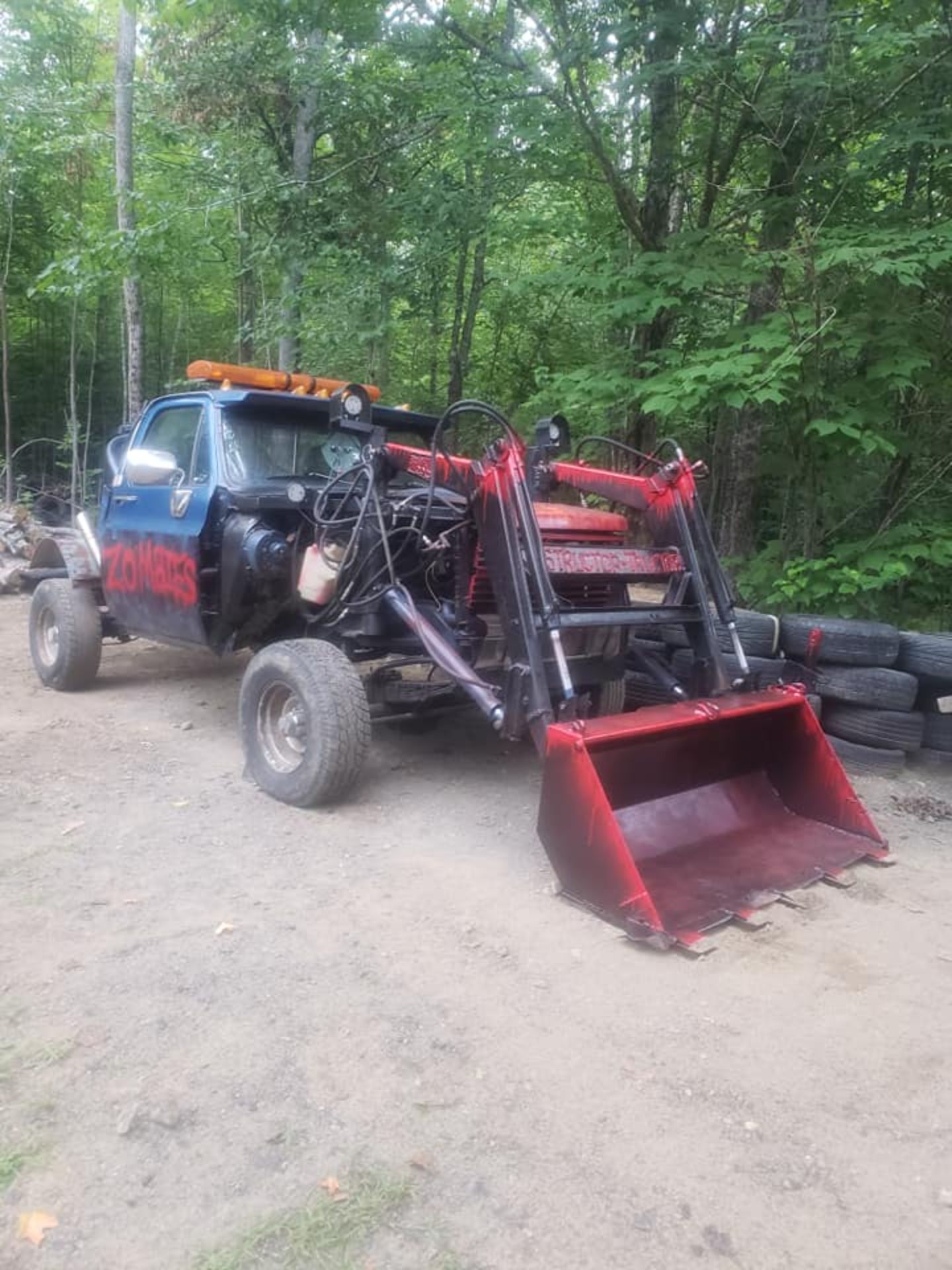 The Destructor Tructor Is Both A Pickup And A Bulldozer