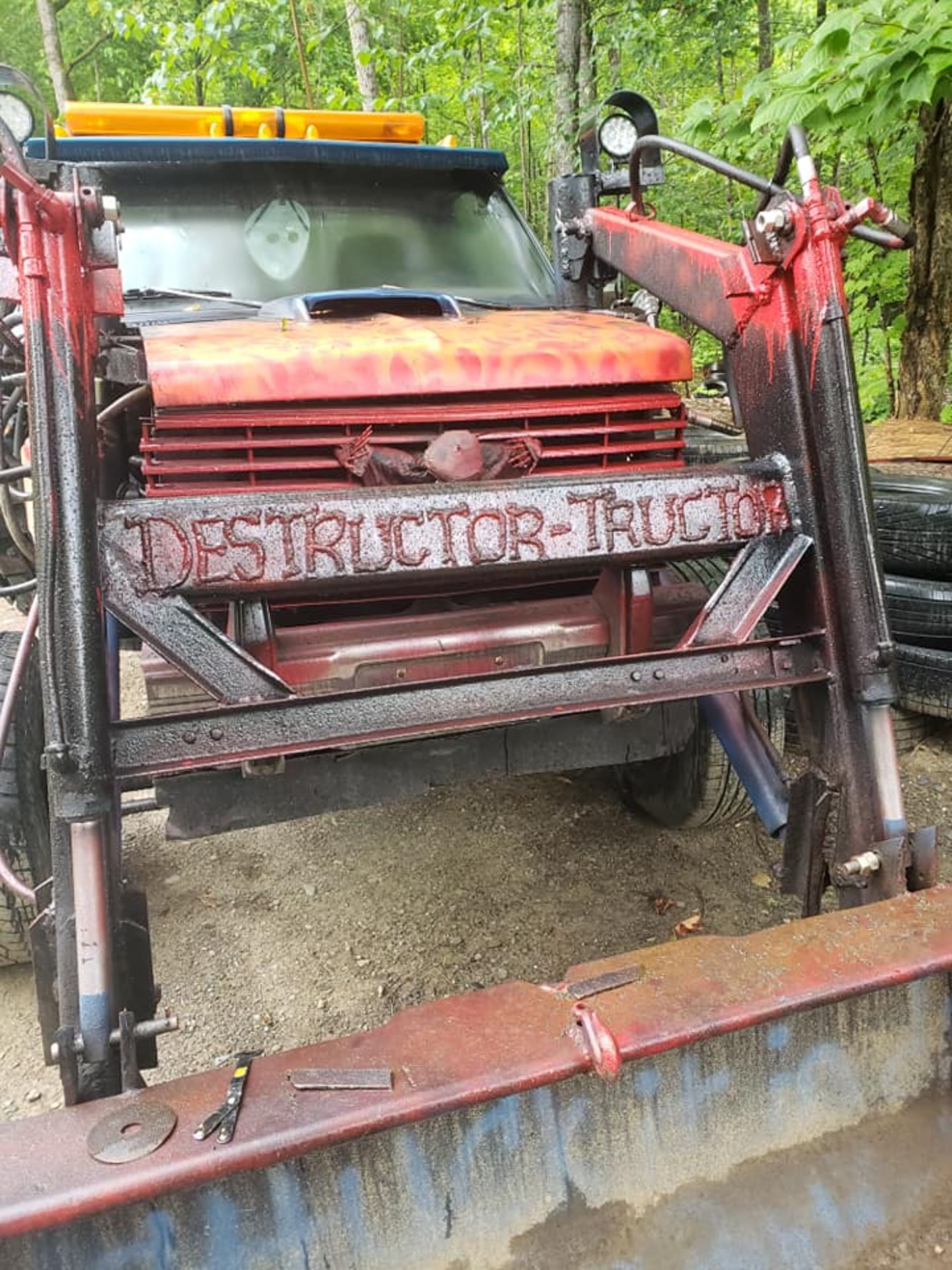 The Destructor Tructor Is Both A Pickup And A Bulldozer