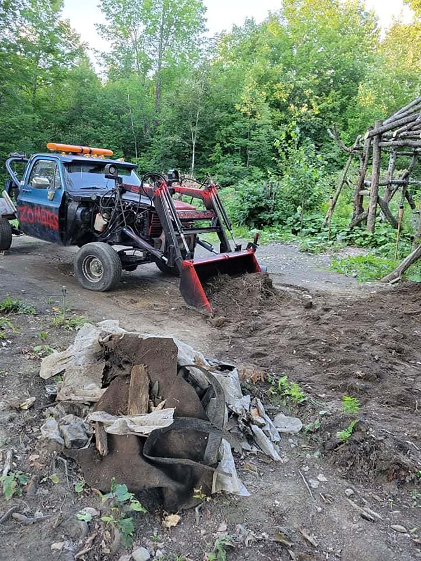 The Destructor Tructor Is Both A Pickup And A Bulldozer