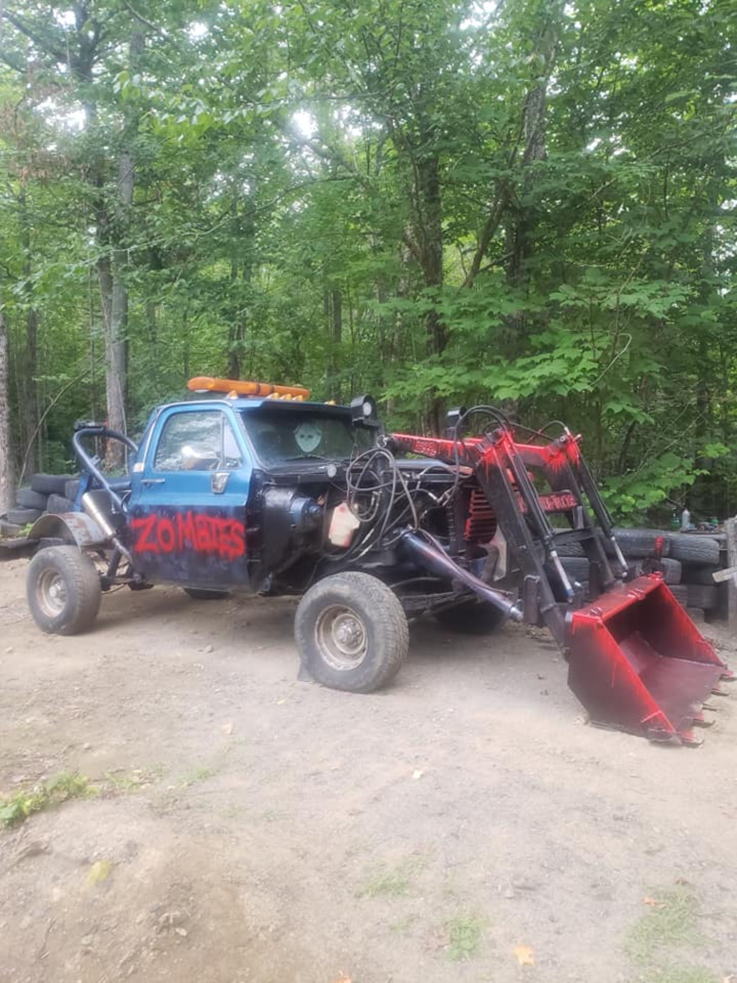 The Destructor Tructor Is Both A Pickup And A Bulldozer