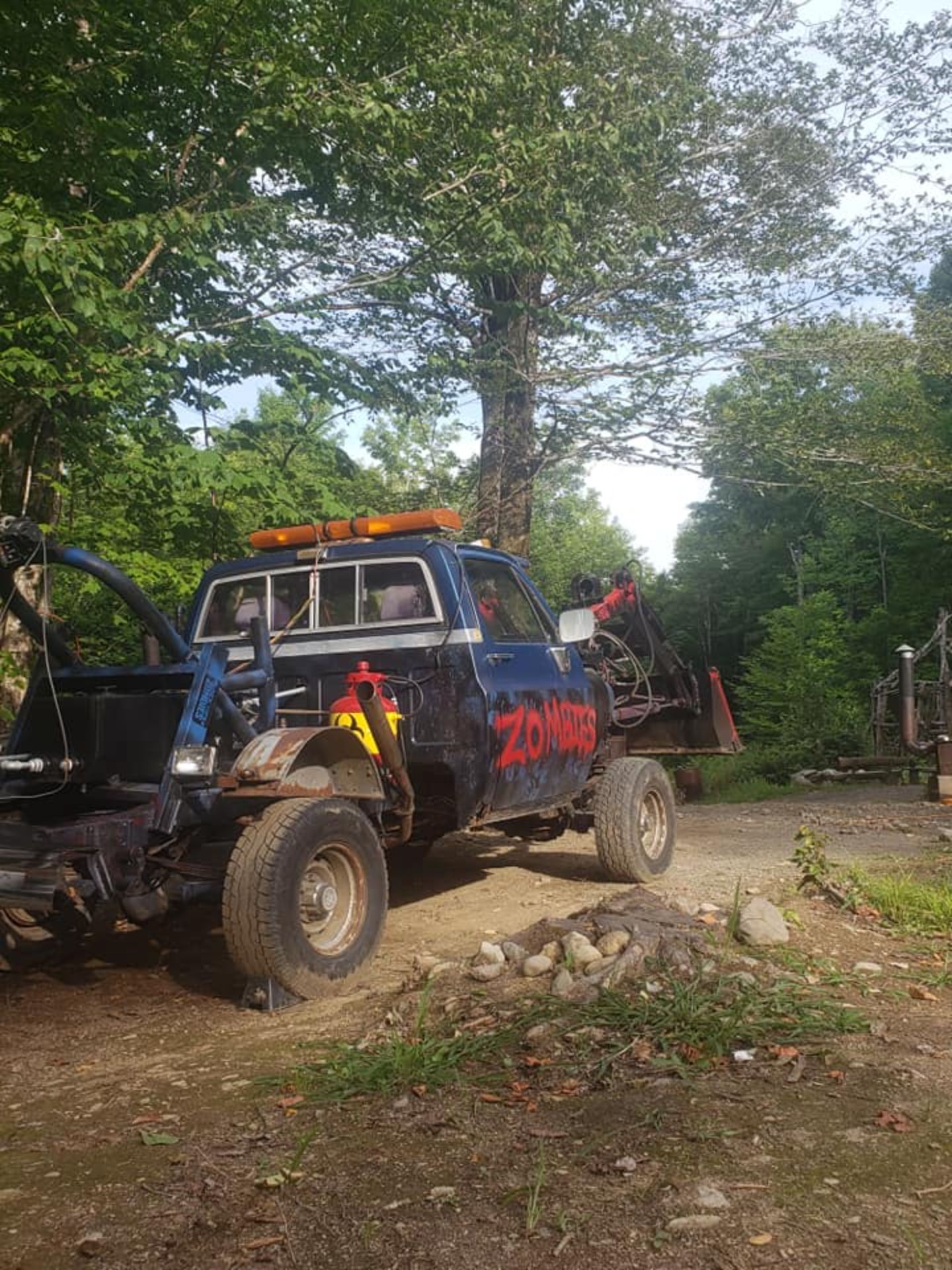 The Destructor Tructor Is Both A Pickup And A Bulldozer