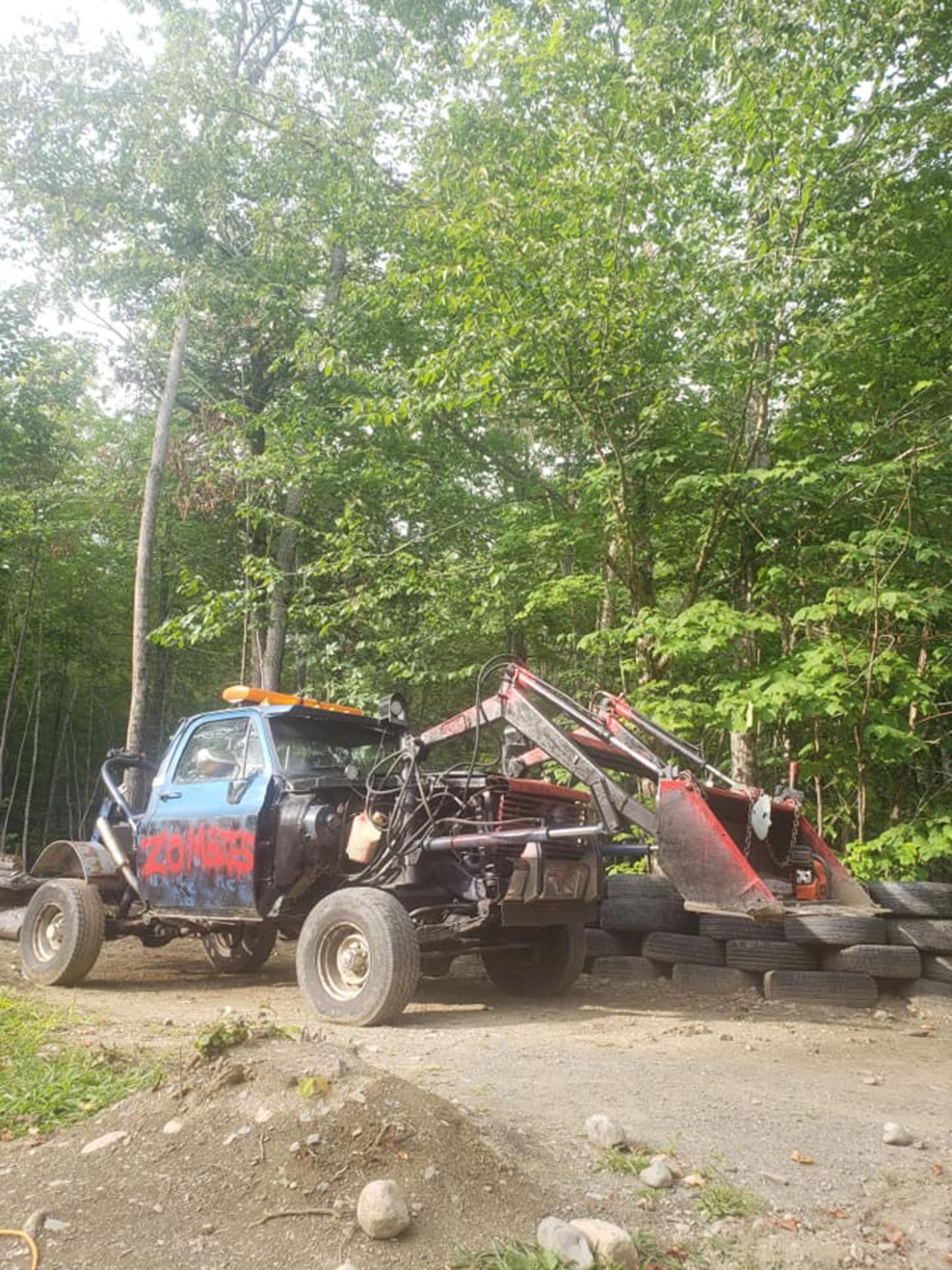 The Destructor Tructor Is Both A Pickup And A Bulldozer