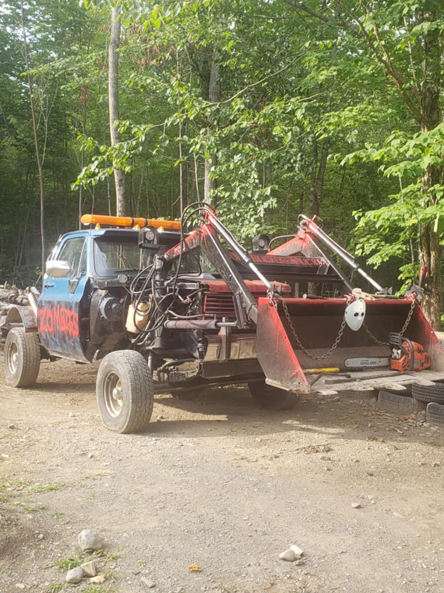 The Destructor Tructor Is Both A Pickup And A Bulldozer