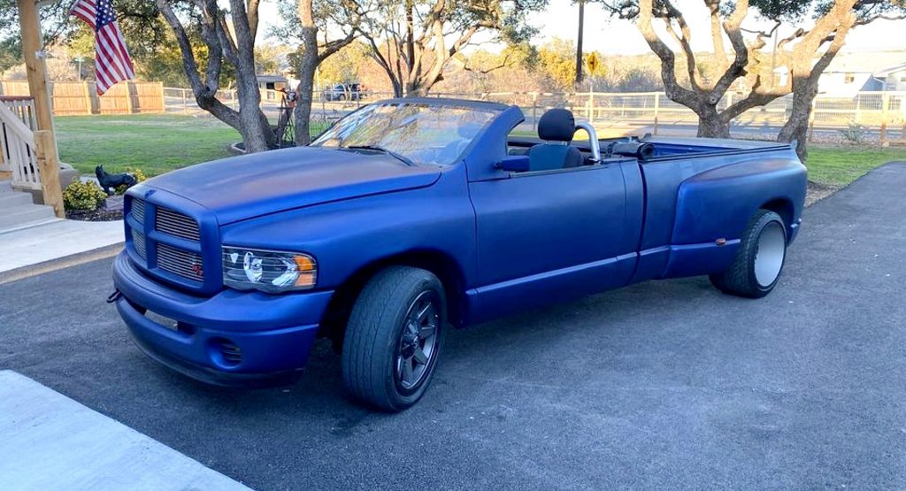  Chopped-Up Ram 1500 Convertible Pickup Will Leave You Scratching Your Head