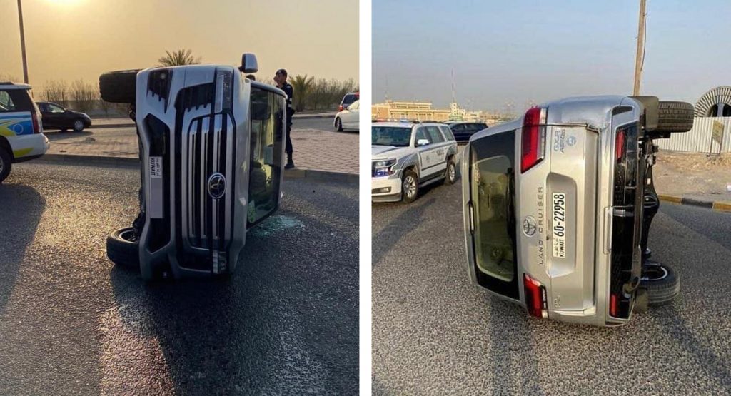 Another 2022 Toyota Land Cruiser 300 Has Been Crashed, This Time In Kuwait