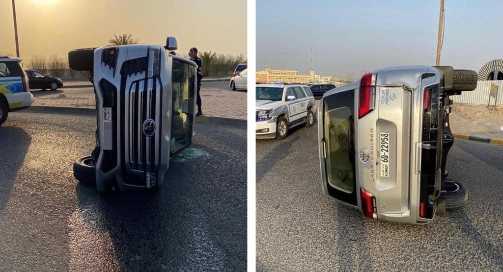 Another 2022 Toyota Land Cruiser 300 Has Been Crashed, This Time In Kuwait
