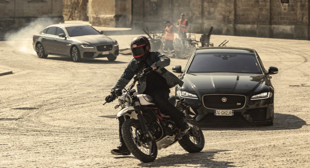  Bond Baddies Drive Jaguar XF In Southern Italy In No Time To Die