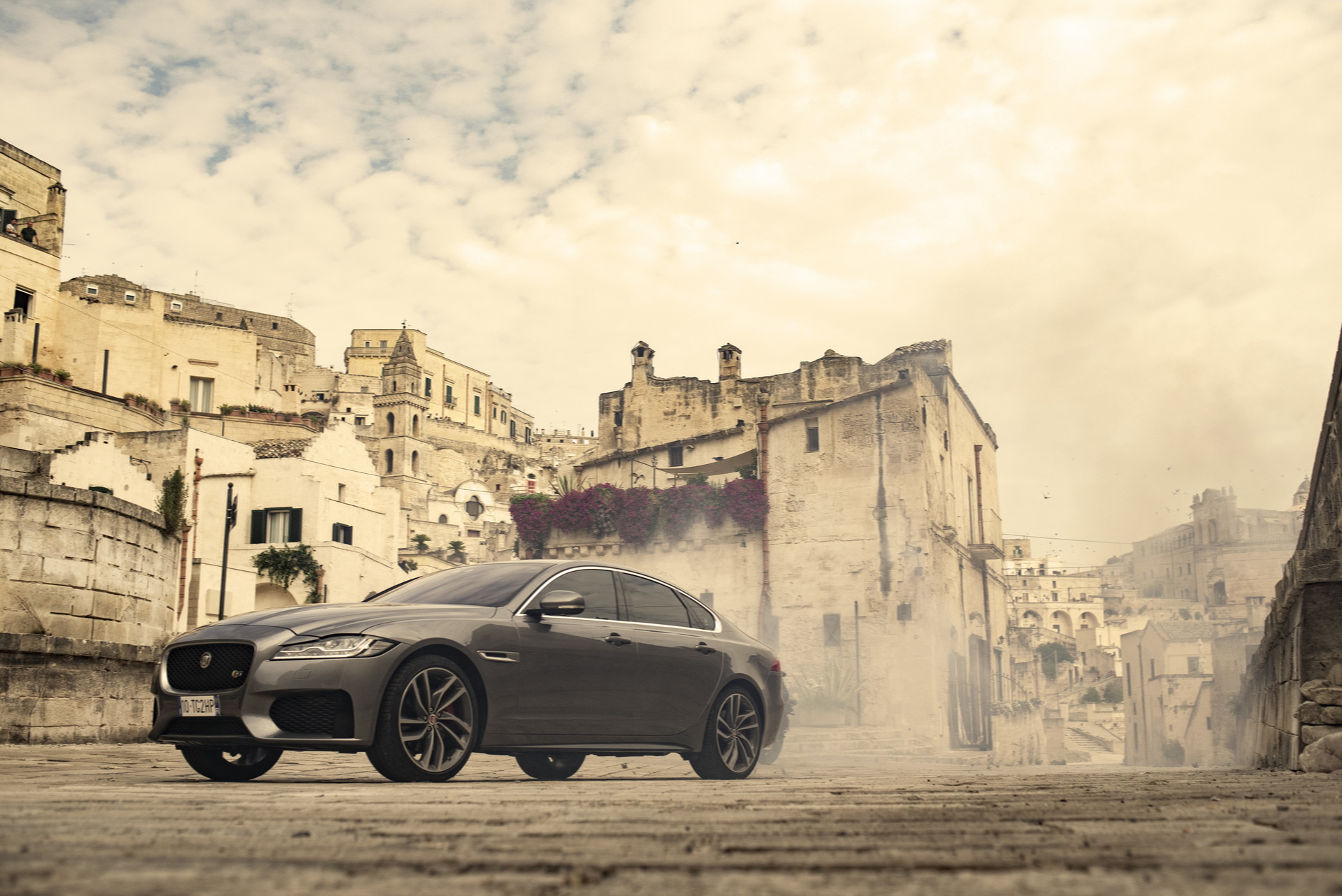 Bond Baddies Drive Jaguar XF In Southern Italy In No Time To Die