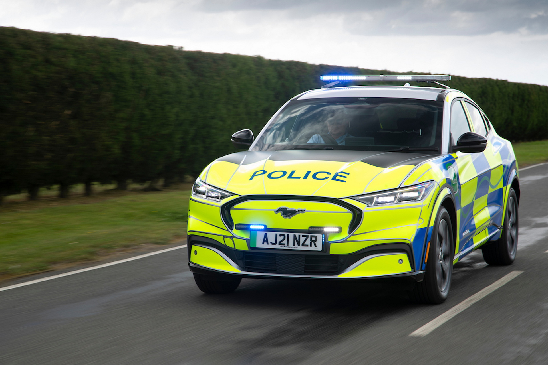 Ford Shows Off Mustang Mach-E Concept For UK Police Services