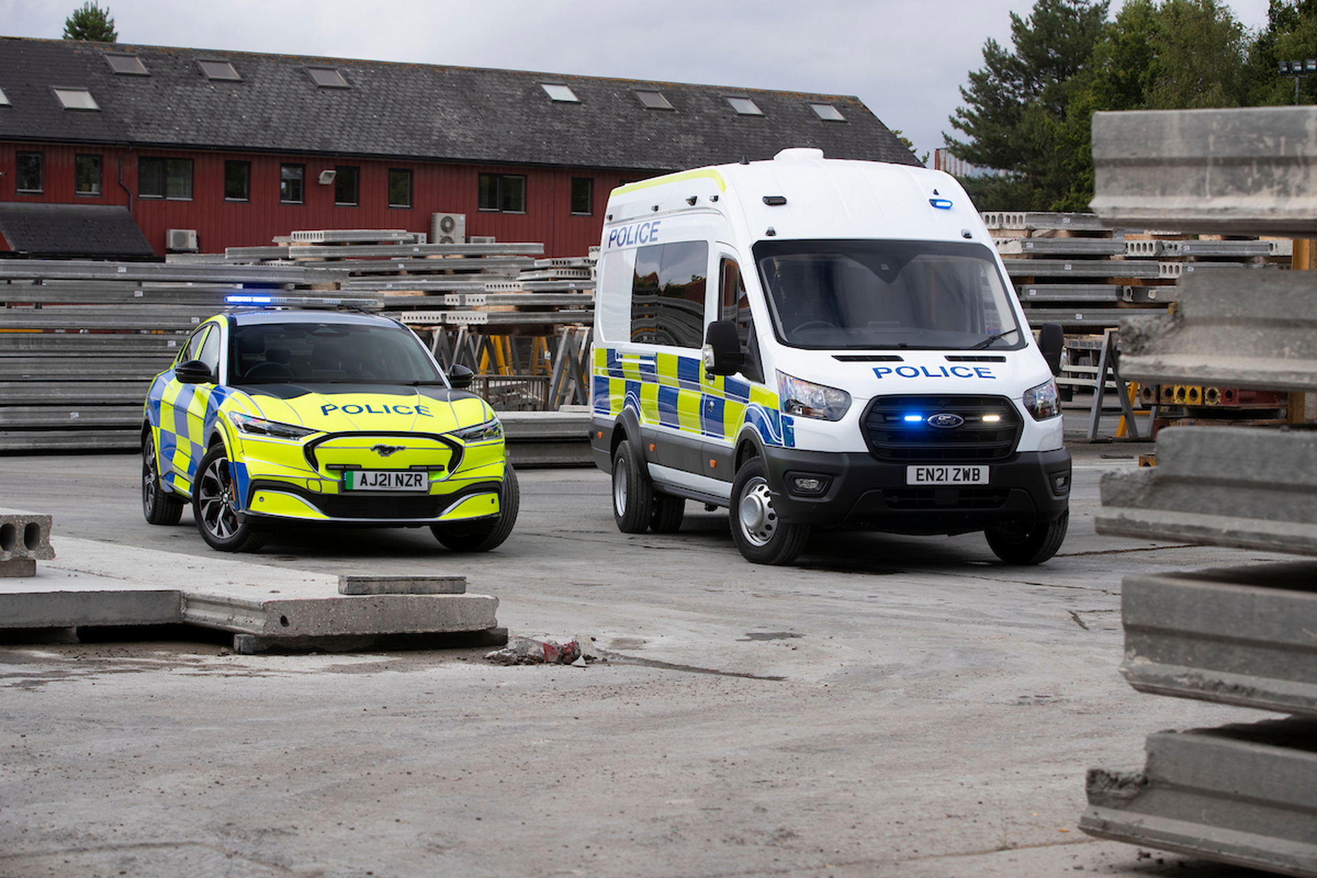 Ford Shows Off Mustang Mach-E Concept For UK Police Services