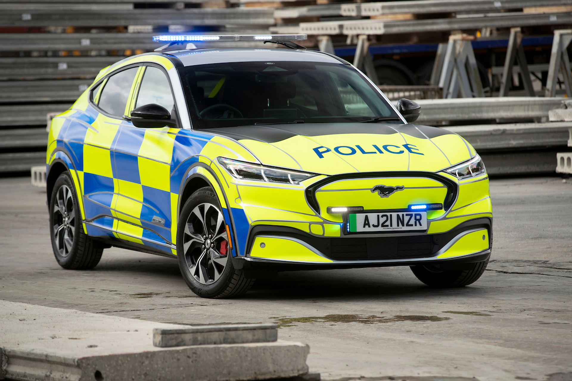 Ford Shows Off Mustang Mach-E Concept For UK Police Services
