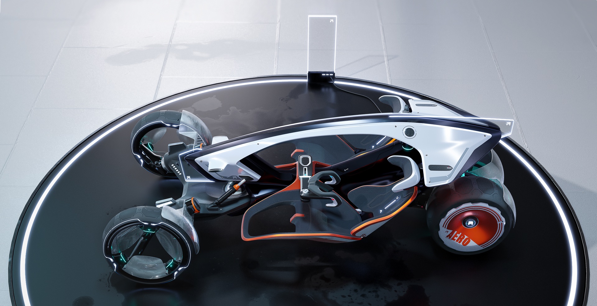 The R RYZR Concept From SAIC Design Is A Motorbike And Car Mashup “That You Can Wear”