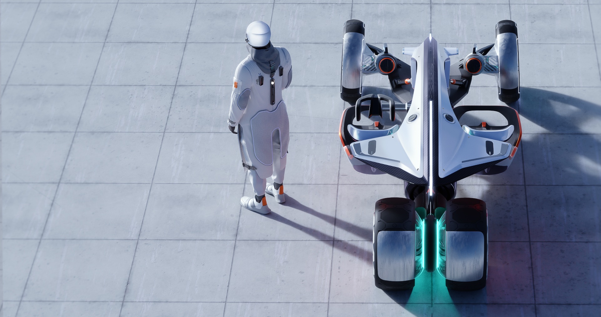 The R RYZR Concept From SAIC Design Is A Motorbike And Car Mashup “That You Can Wear”